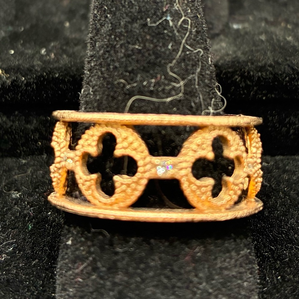 Freida Rothman 14kt Rose Gold over 925 SS Clover Ring